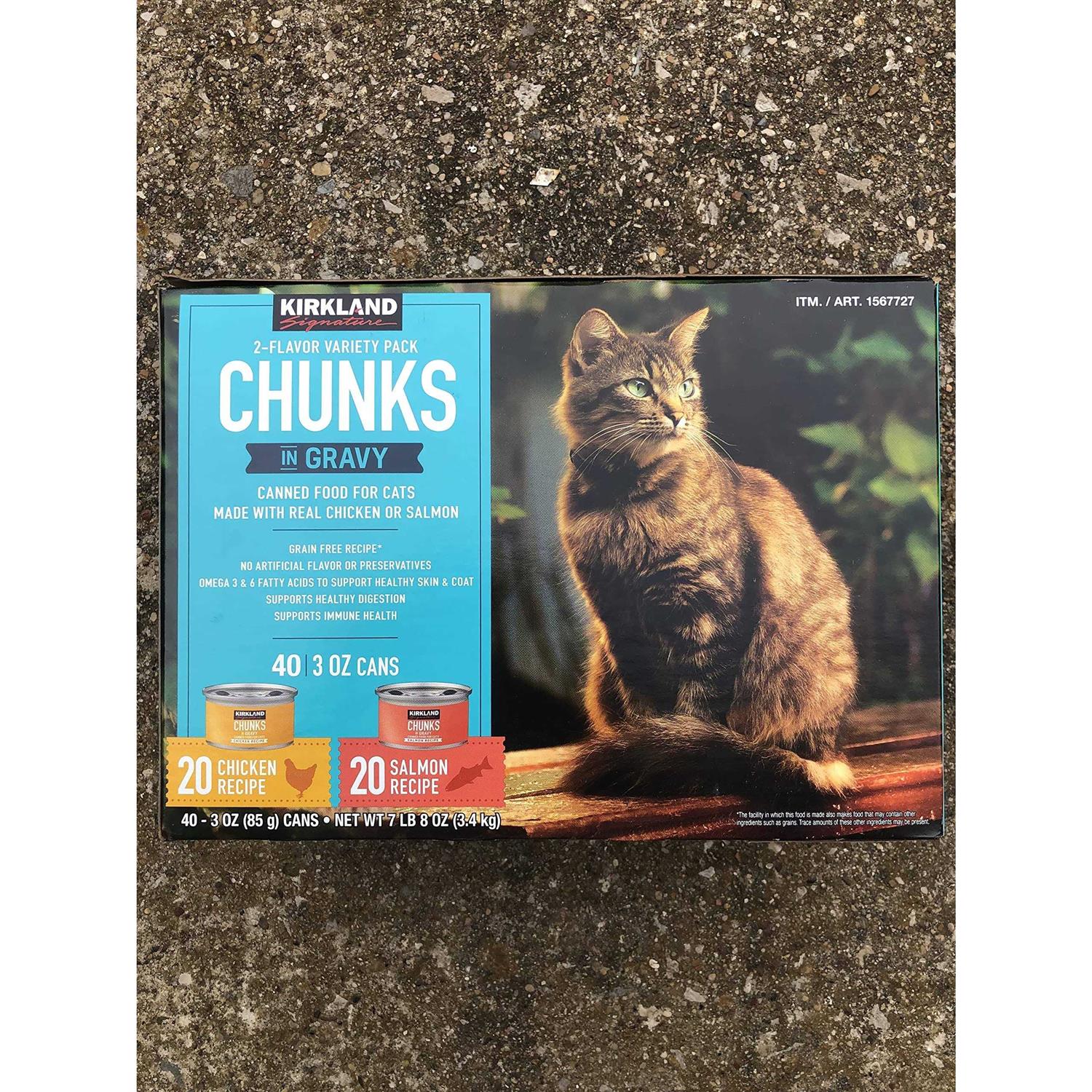 Chunks in Gravy Canned Cat Food Variety Pack C44374
