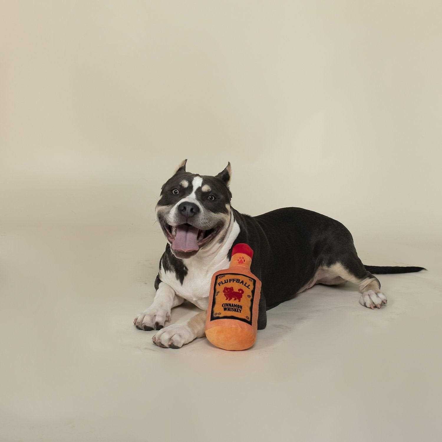 Plush Dog Toy Fluffball Cinnamon Whiskey U965