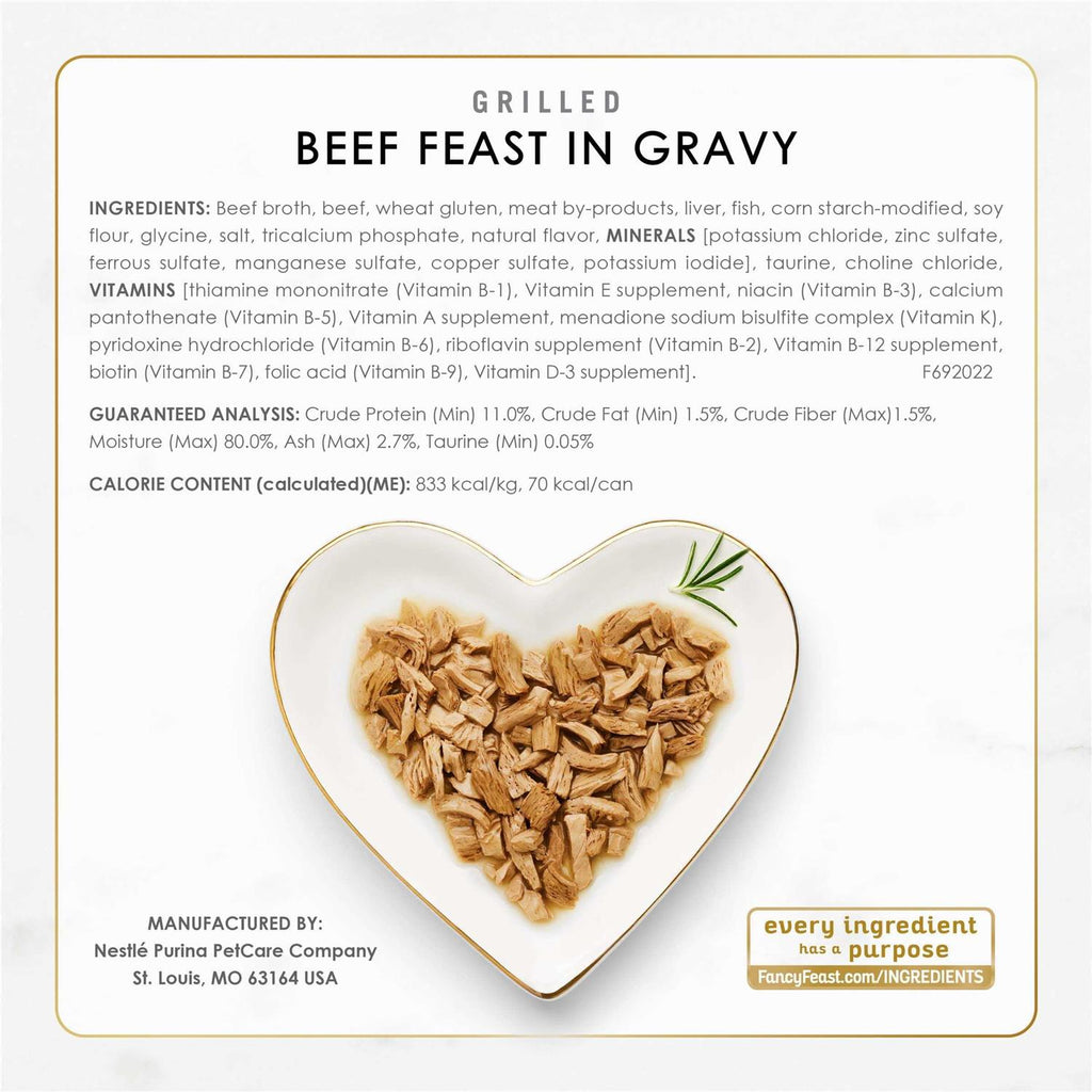Wet Cat Food Poultry & Beef Grilled Variety Pack R86947