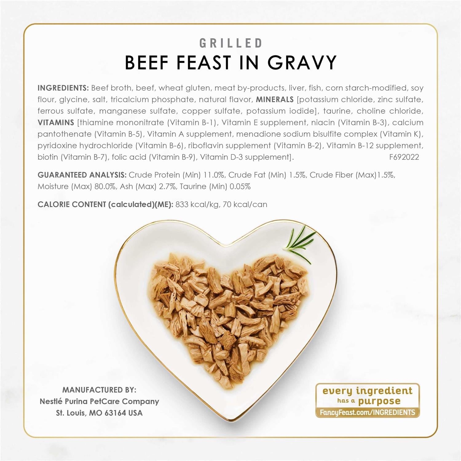 Wet Cat Food Poultry & Beef Grilled Variety Pack R86947