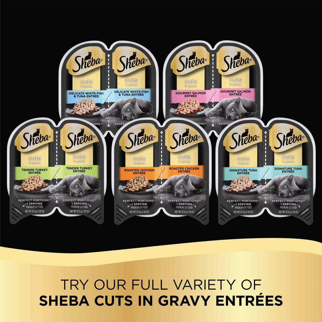 Wet Cat Food Cuts in Gravy Savory Mixed Grill Entree O1305