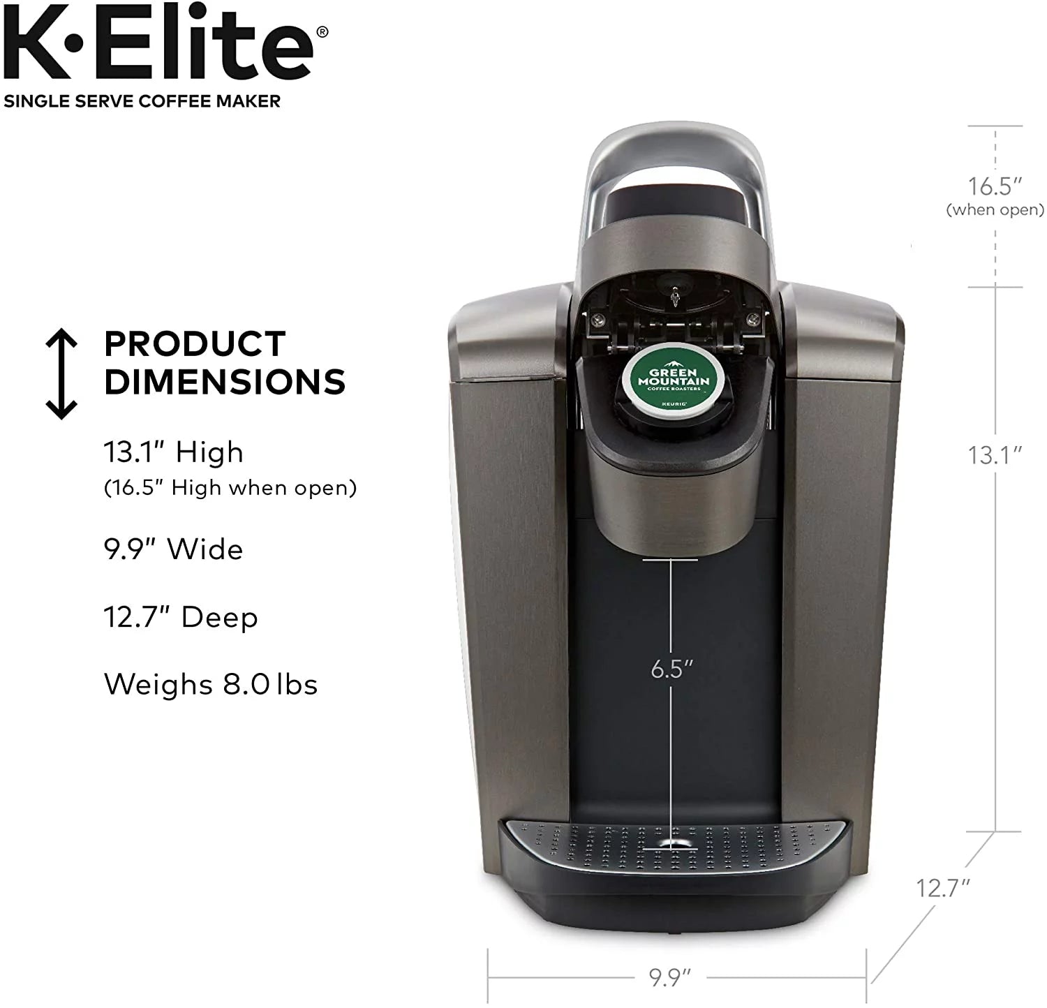 Single Serve K-Cup Coffee Maker with Iced Coffee Capability K63930