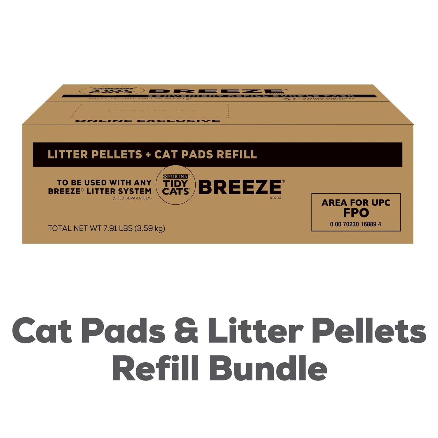 Cat Pads & Litter Pellets Bundle Pack V7134