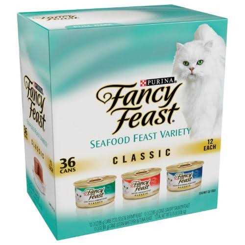 Grain-Free Wet Cat Food Variety Pack Seafood Pate S16937