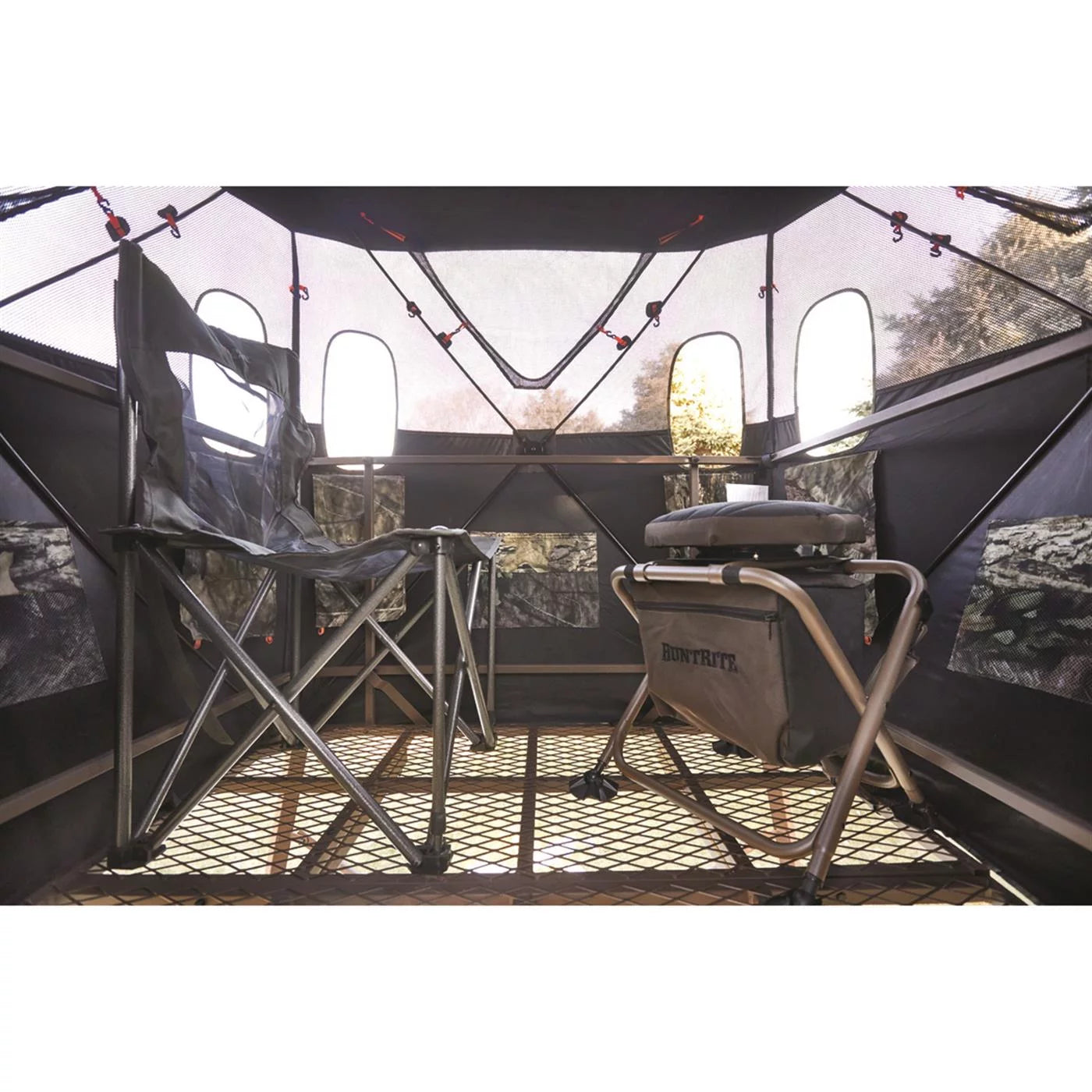 6ft Tripod Hunting Tower Blind 2-Person Elevated Stand C677