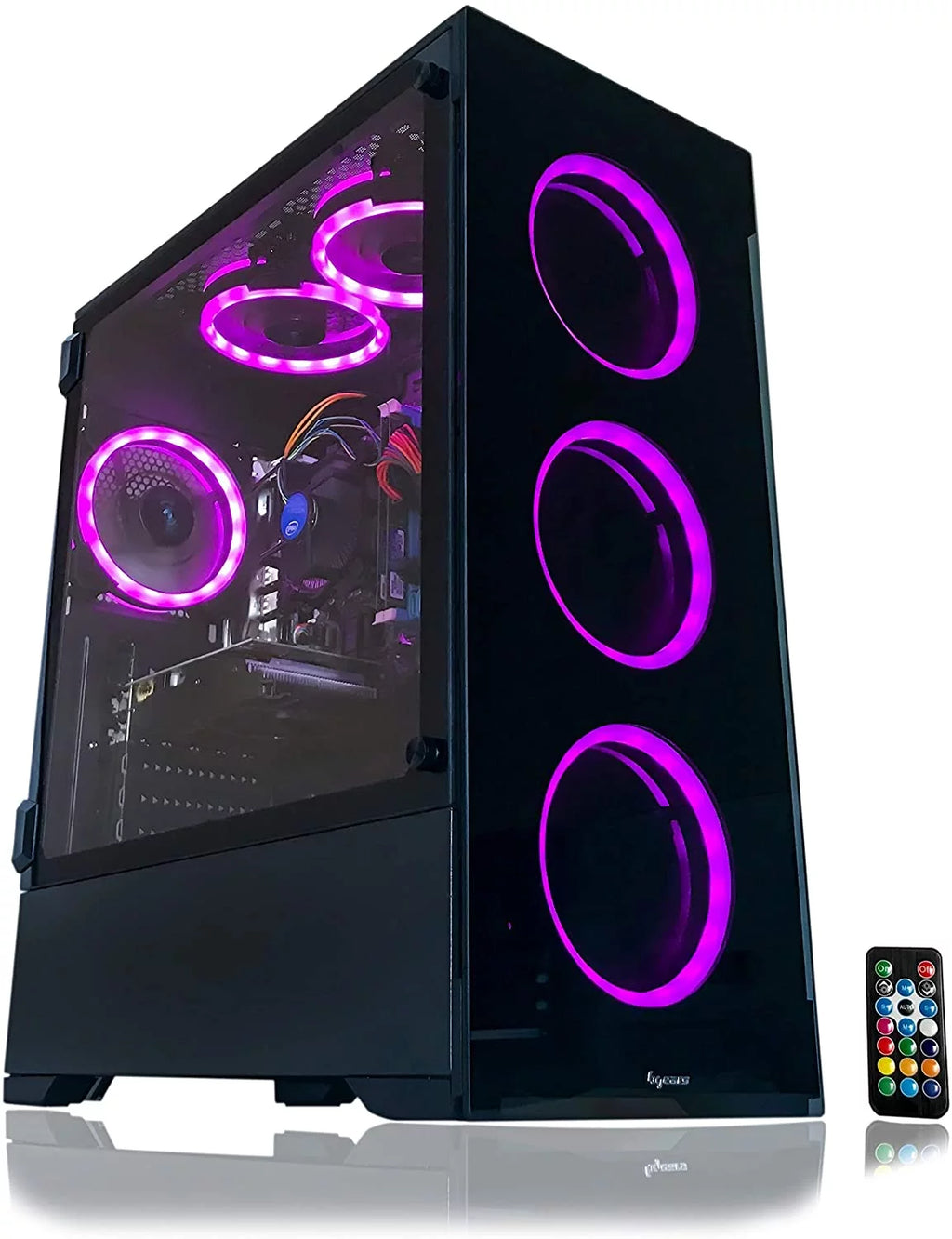 Gaming PC Desktop Computer Intel 3.70GHz 16GB RAM 512GB SSD WiFi RX 580 8GB Windows 11 RGB I59394