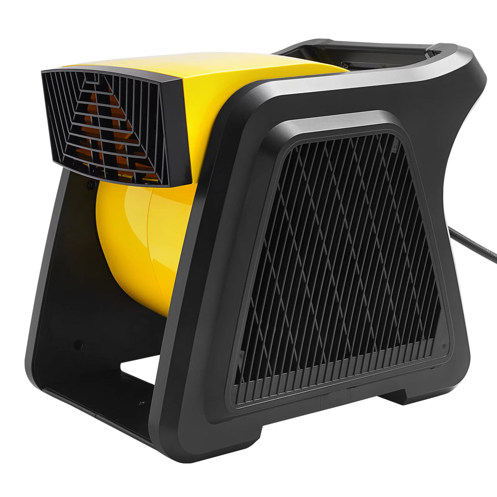 600 CFM 3-Speed Pivoting Floor Blower Fan with Timer and Power Outlet N37972