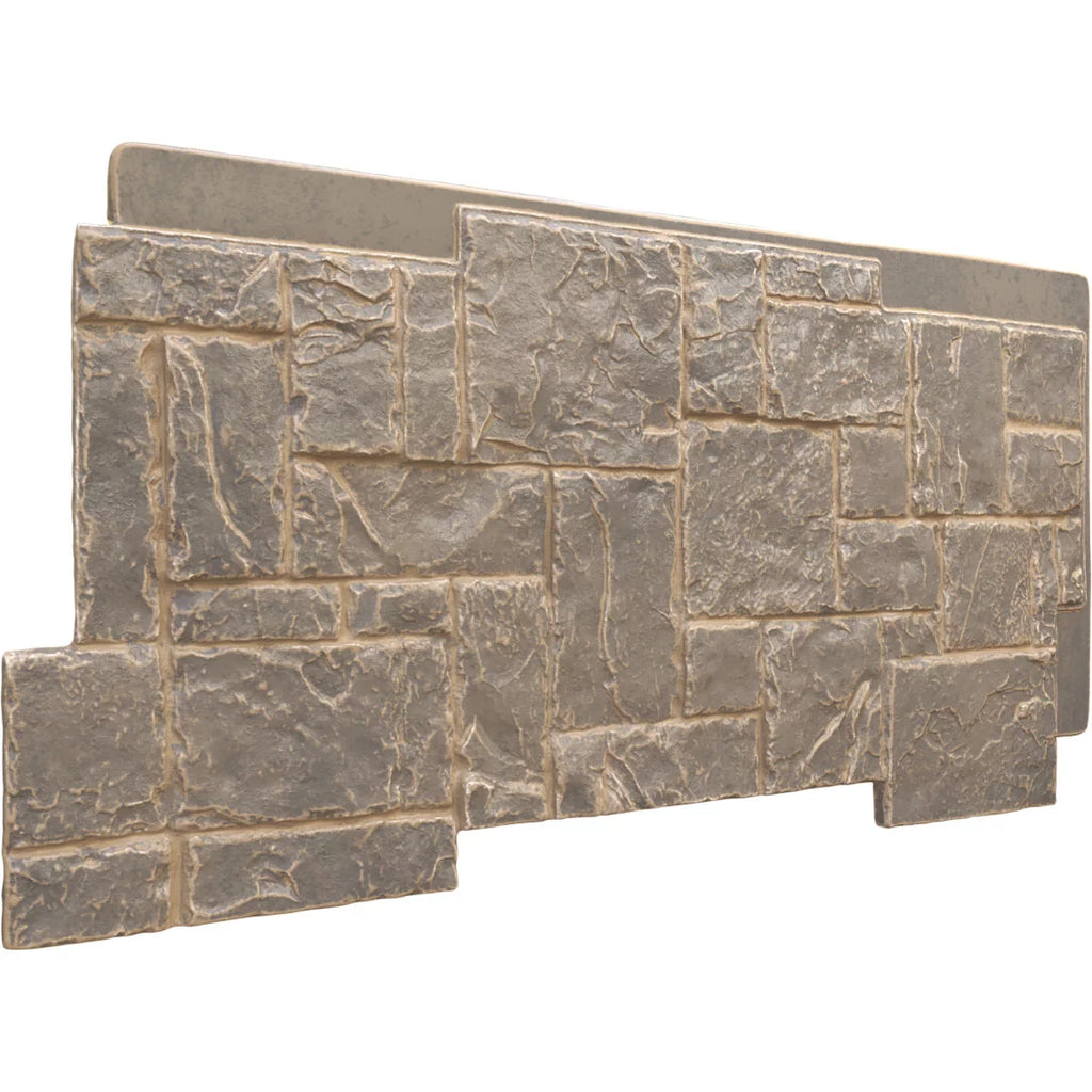 49"W x 24 1/2"H Stacked Stone Faux Siding Panel Z46794