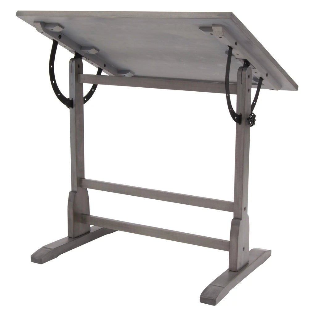 Solid Wood Drawing Table with Angle Adjustable Top Z10234