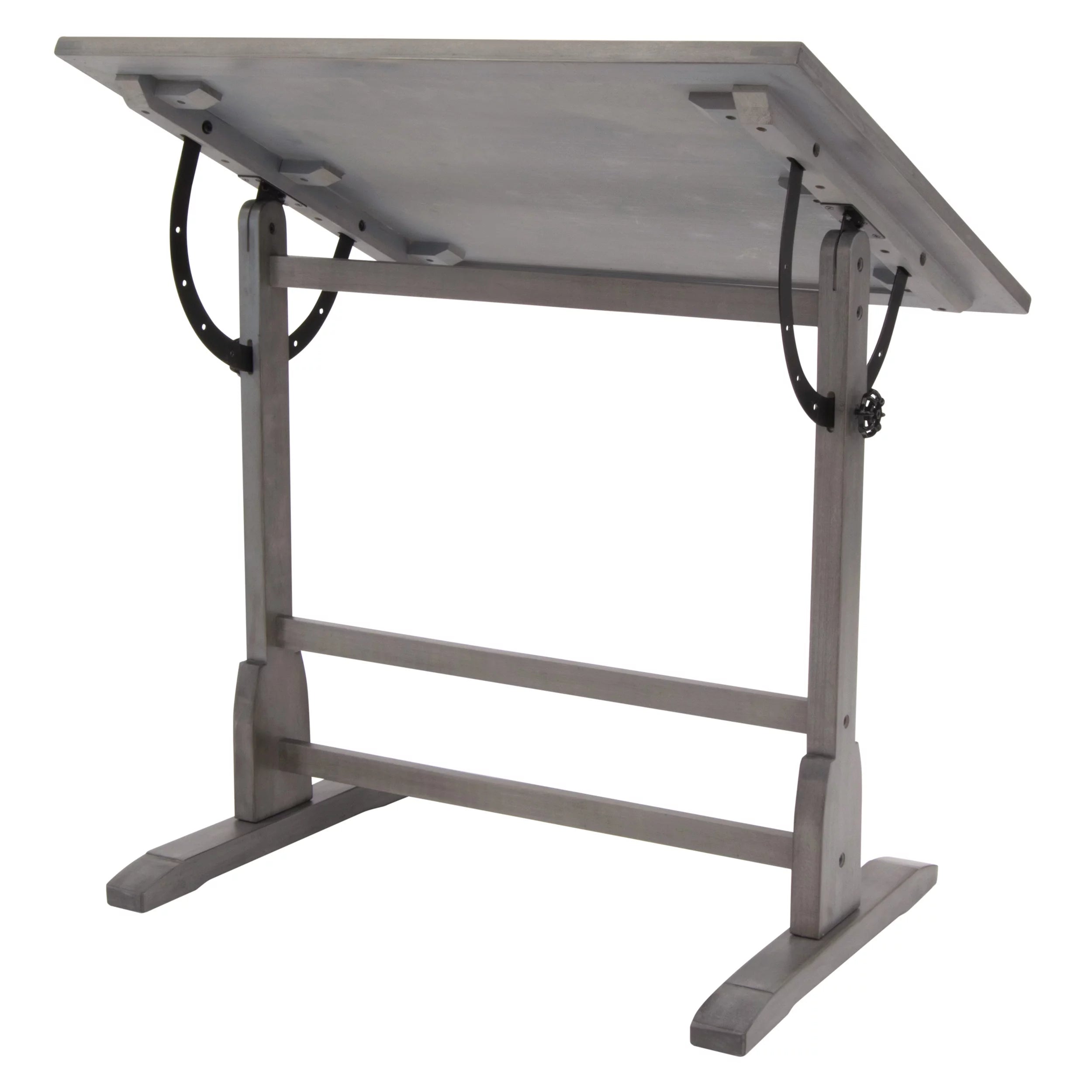 Solid Wood Drawing Table with Angle Adjustable Top Z10234