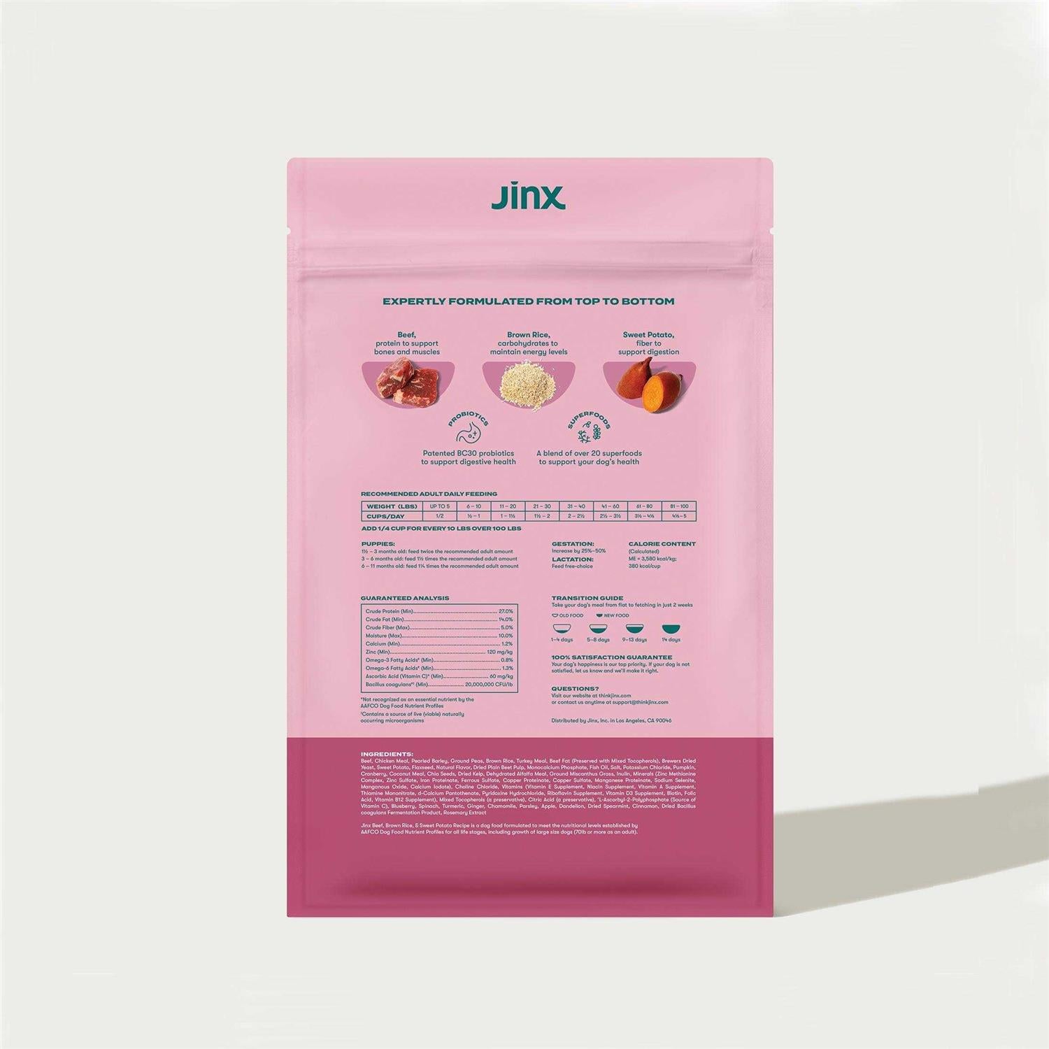 Beef Brown Rice & Sweet Potato Dry Dog Food V22006