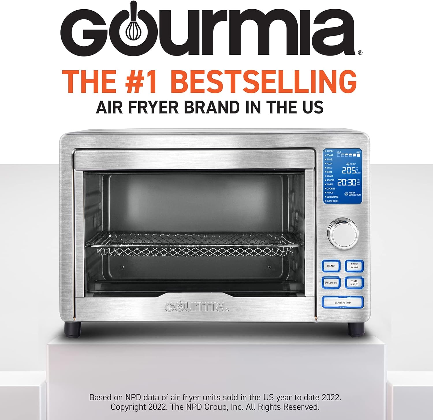 Digital Stainless Steel Toaster Oven Air Fryer D246