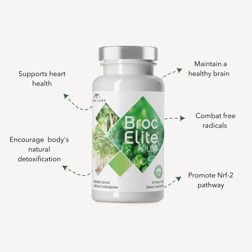 Broccoli Supplement with Stabilized Sulforaphane Extract, 30 Vegetable Capsules M6027