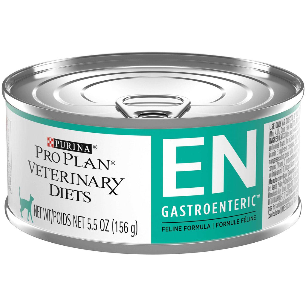 Purina Pro Plan Veterinary Diets Purina Veterinary Diets en Gastroenteric Feline Formula Canned Cat Food 24 5.5 oz - Pet Supplies online store