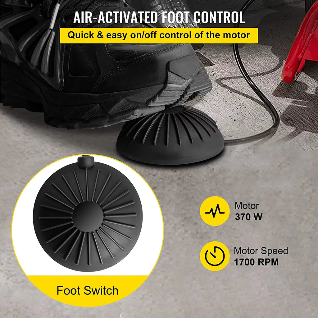 Drain Cleaner Machine 75ft, 370W for 1" to 4" Pipes Y815661