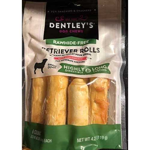 Rawhide-Free Retriever Rolls Small Dog Treats Chicken U461793