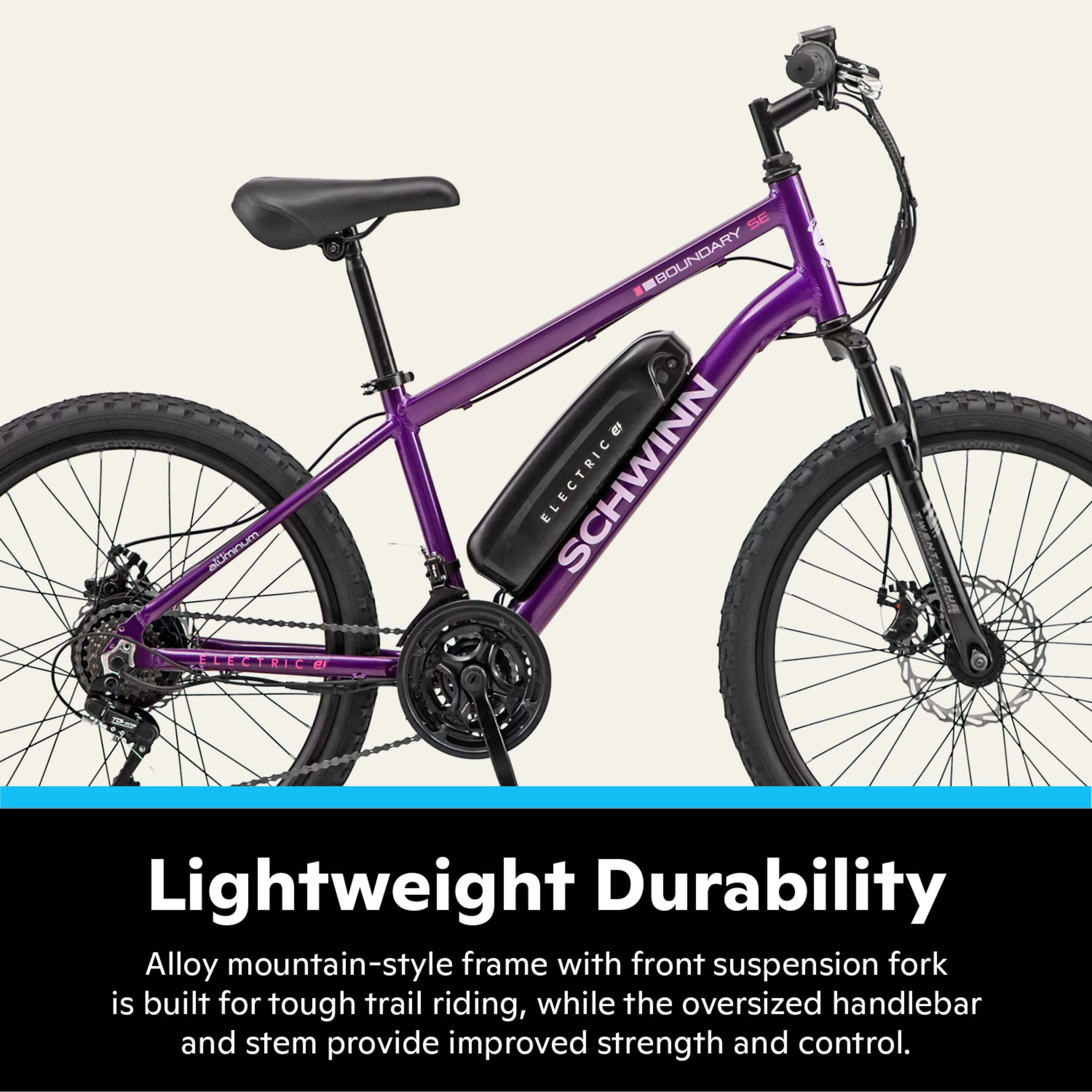 Electric Mountain Bike for Adults, 7 Speeds, 250w U821409