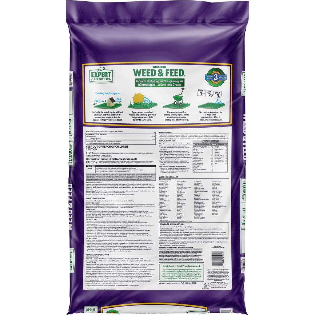 Southern Weed & Feed Lawn Fertilizer, 32 lb. E116