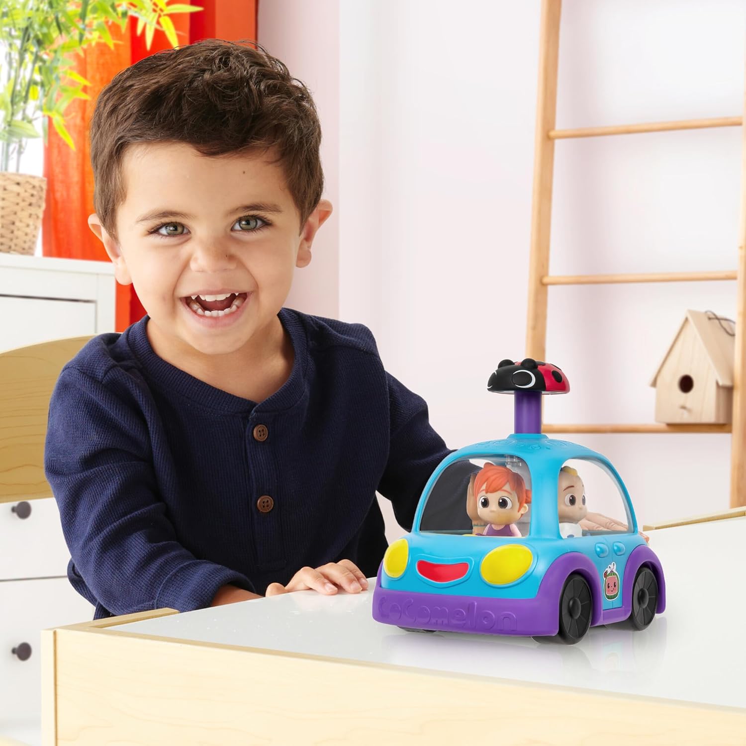 Musical Light-Up Push Car for Toddlers Y500