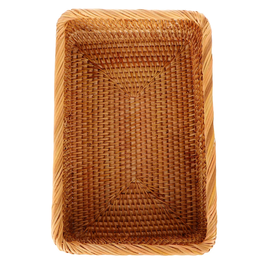 Wicker Basket with Lid Storage Box H65803