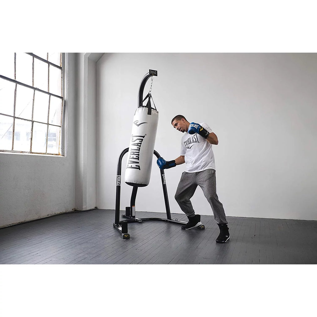 Heavy Bag Stand Boxing MMA Equipment, 100 lb Capacity, Black Z7960