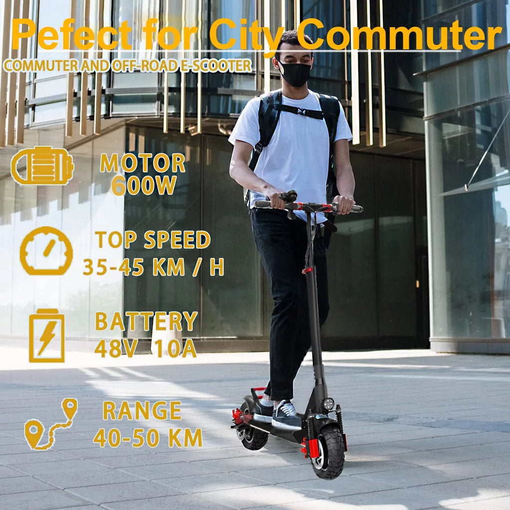 Electric Scooter 28 mph, 25 Miles Range, 700W, 10" Tires, Foldable A877022
