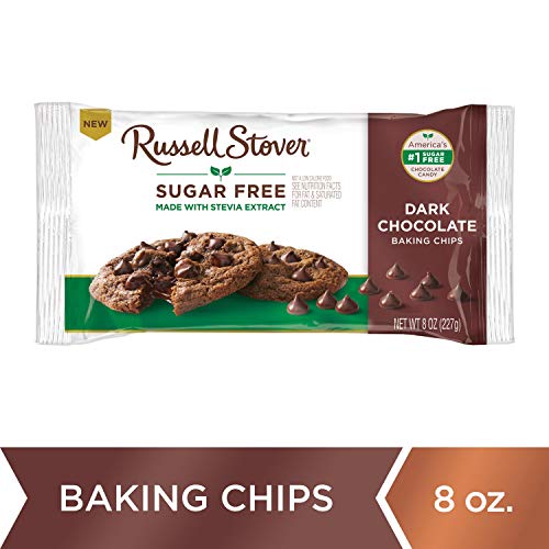 Sugar Free Dark Chocolate Baking Chips, 8 oz E1466