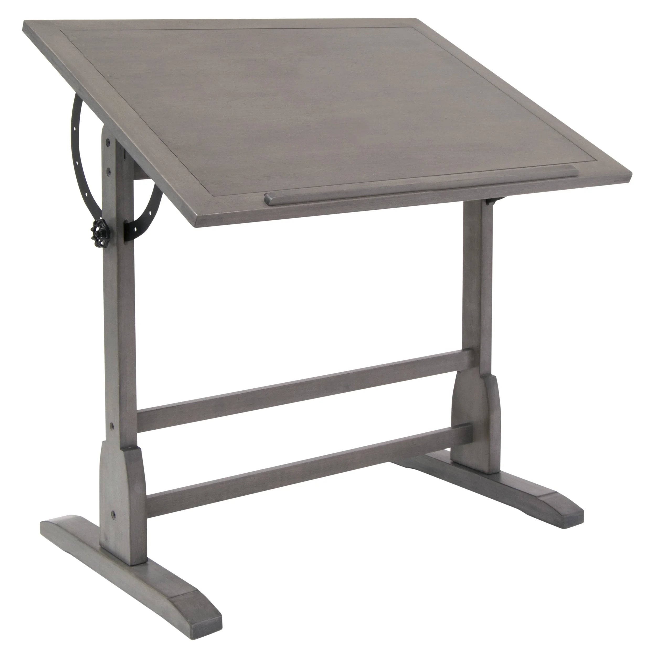 Solid Wood Drawing Table with Angle Adjustable Top Z10234