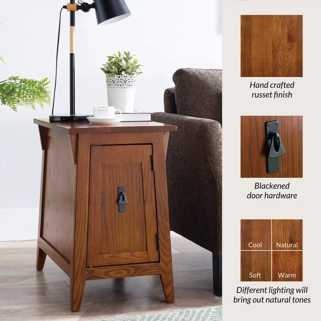 Solid Wood Mission End Table for Living Room and Bedroom Y1707