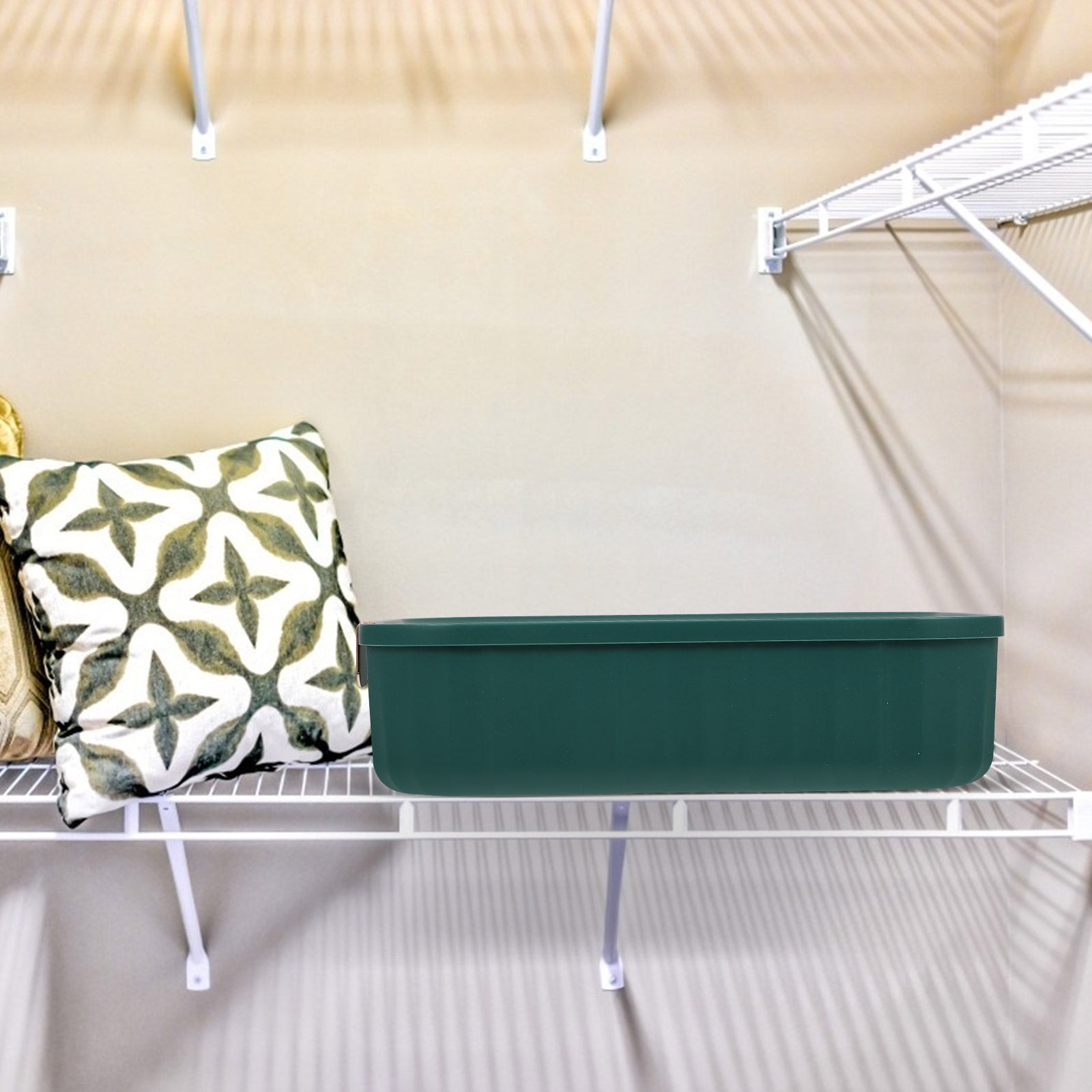 Underwear Drawer Storage Organizer Bin Box Green H647