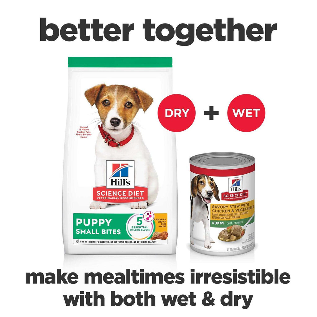 Puppy Small Bites Chicken Recipe Dry Dog Food N3462