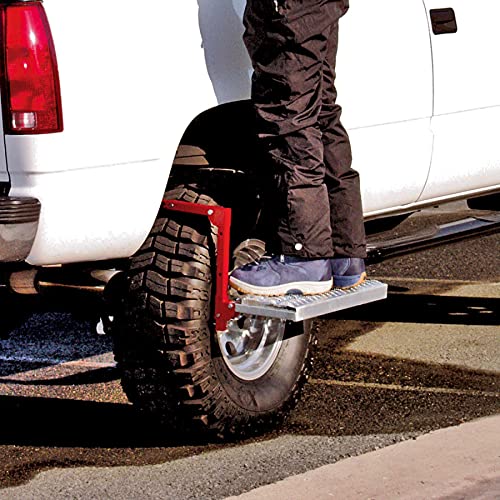 Heavy Duty Tire Step for Truck and SUV, Non-Slip Steel, Fold Flat H321470