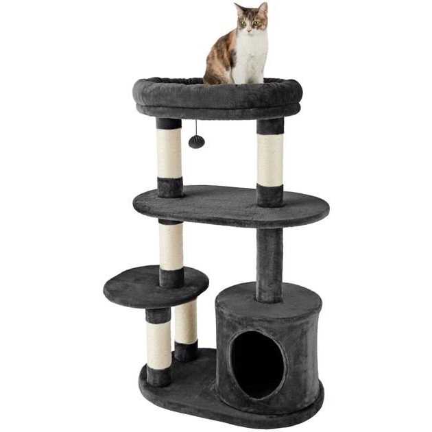 Heavy Duty Faux Fur Cat Tree Condo F32440