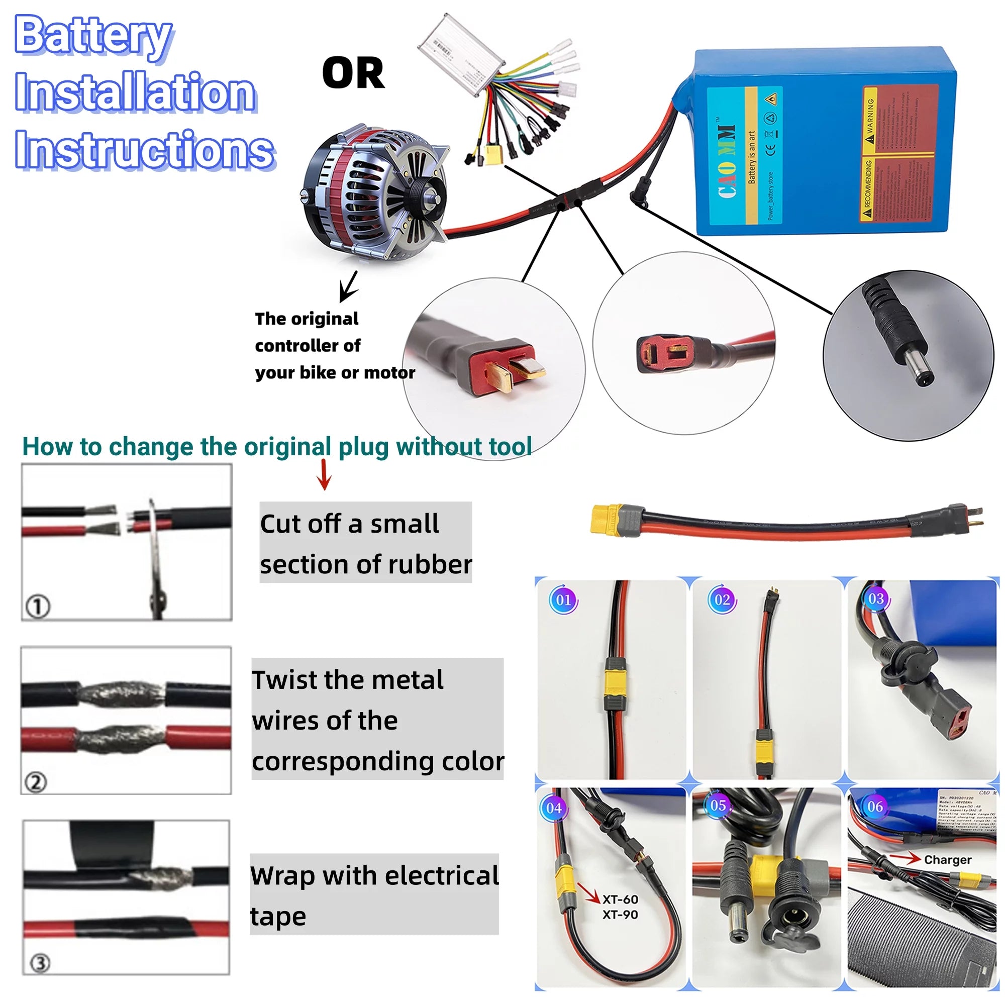 48V 20Ah Lithium Ebike Battery with Charger R3453