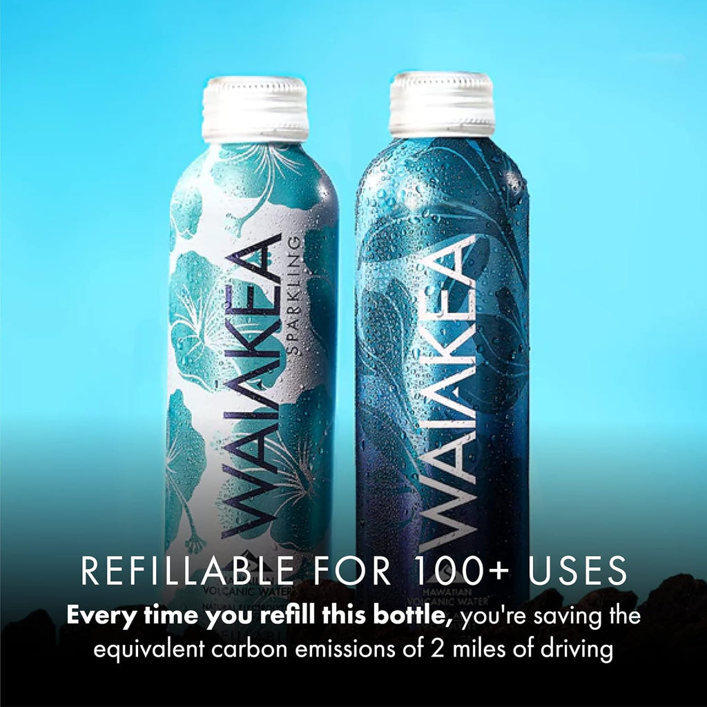 Hawaiian Volcanic Water 670ml Refillable Aluminum 12-pack Q125711