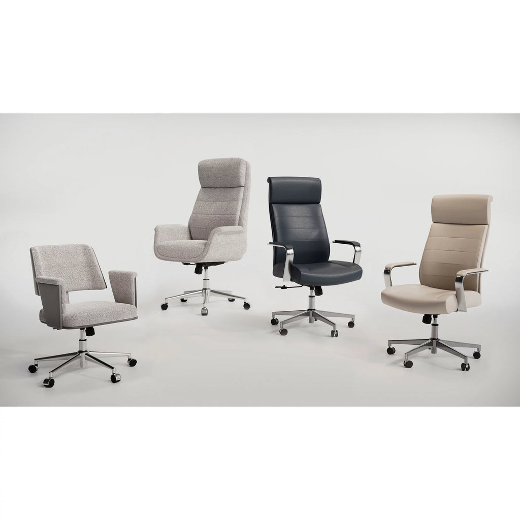 Modern Comfort Vegan Leather High-Back Executive Office Chair E889013