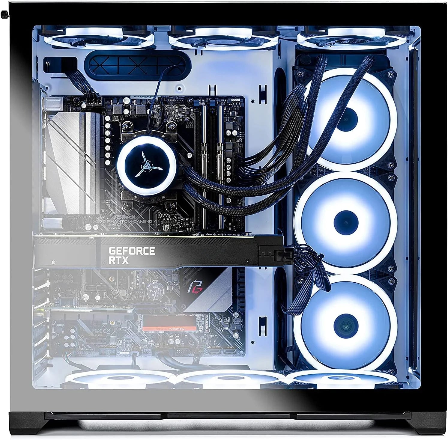 Gaming Desktop PC with AMD Ryzen 7, RTX 3080 Ti, 1TB SSD, 16GB RAM E1413