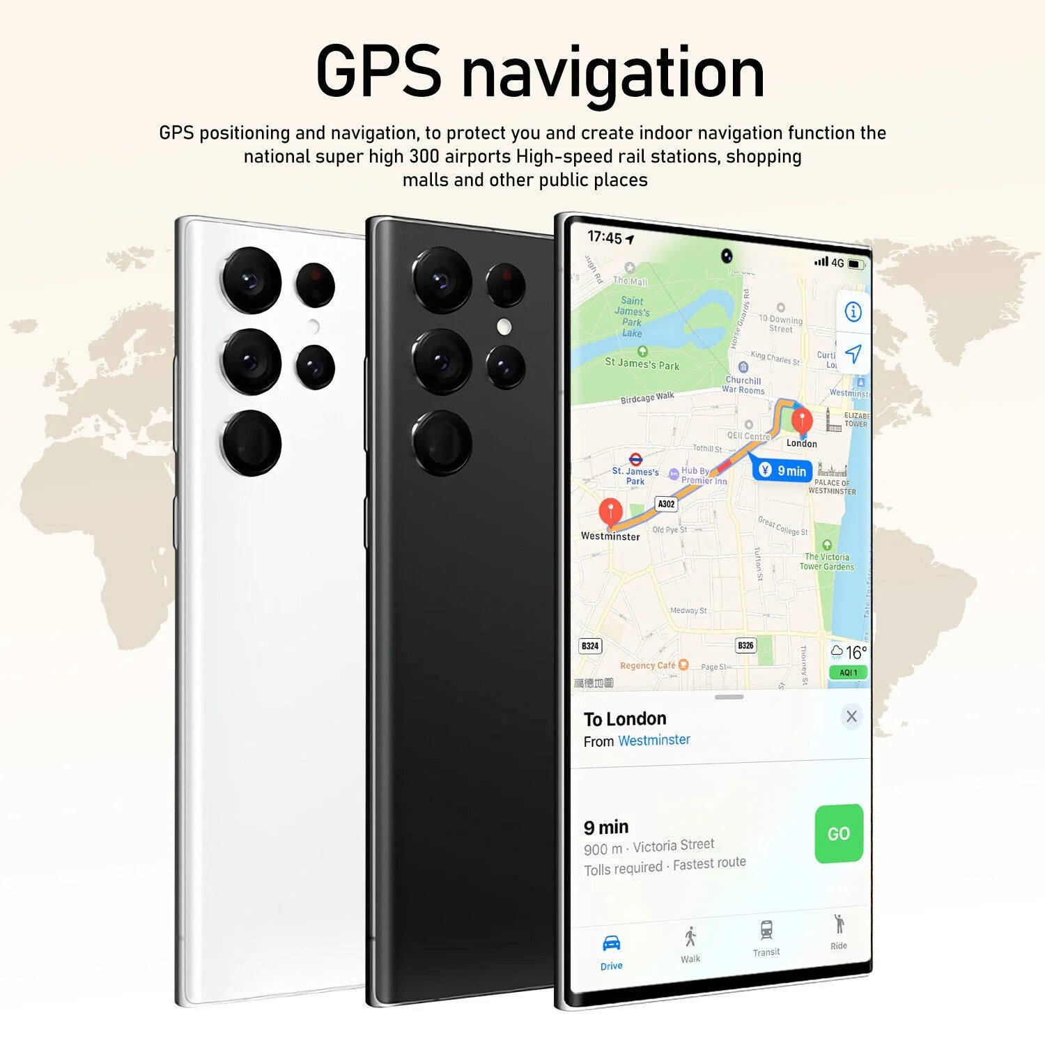7.3" Smartphone 3GB+64GB Unlocked Android 13 R871