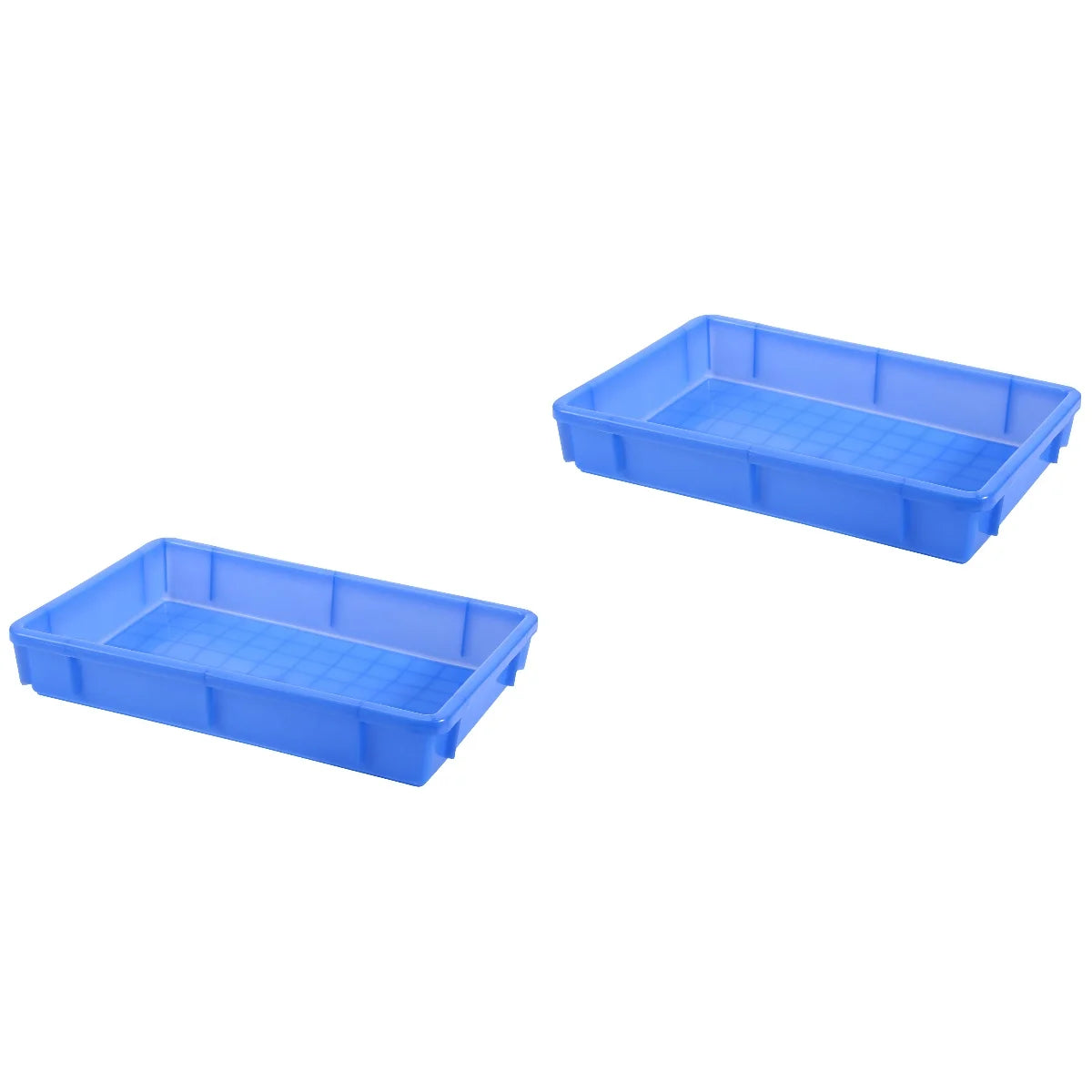 Plastic Warehouse Storage Box with Lids, 2-Pack D987894