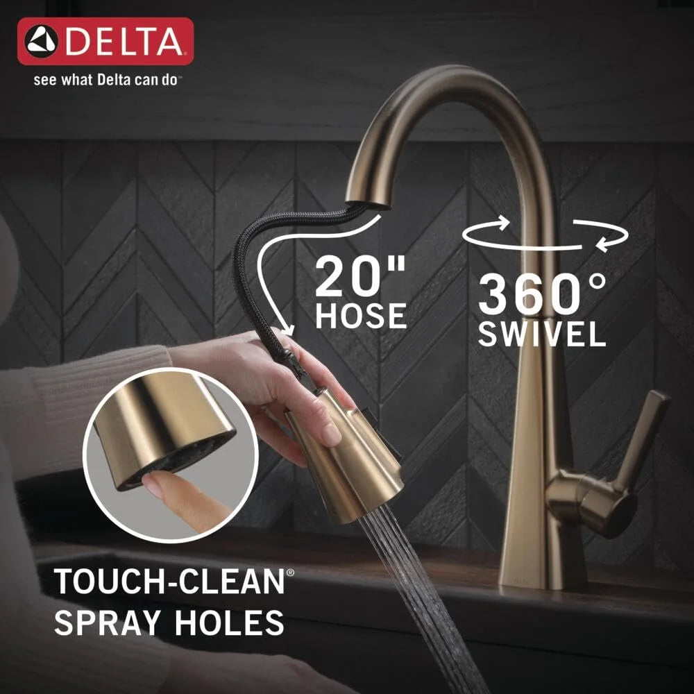 Single-Handle Pull-Down Kitchen Faucet, Bronze K273053