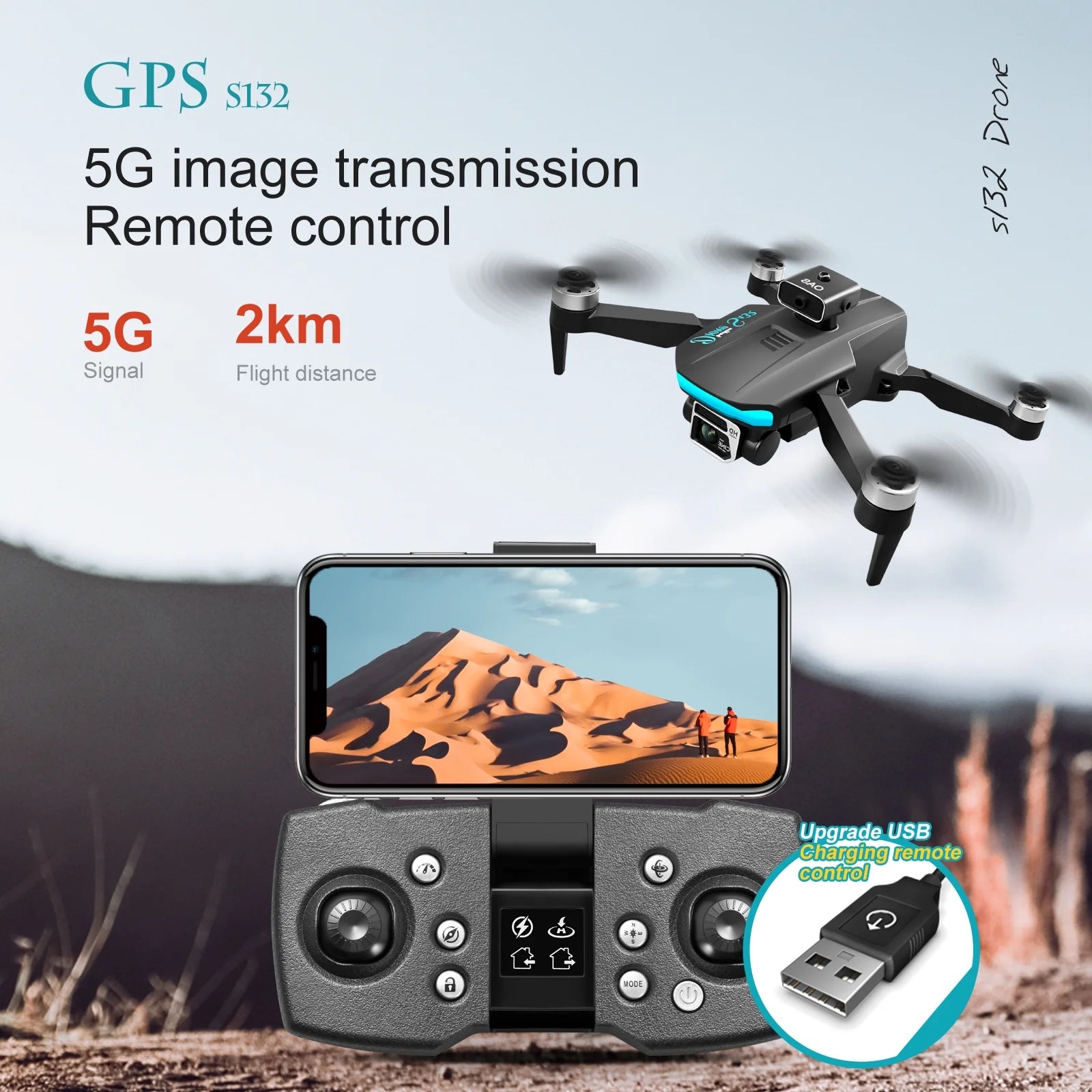 Drone with Camera 8K GPS Quadcopter for Adults C644