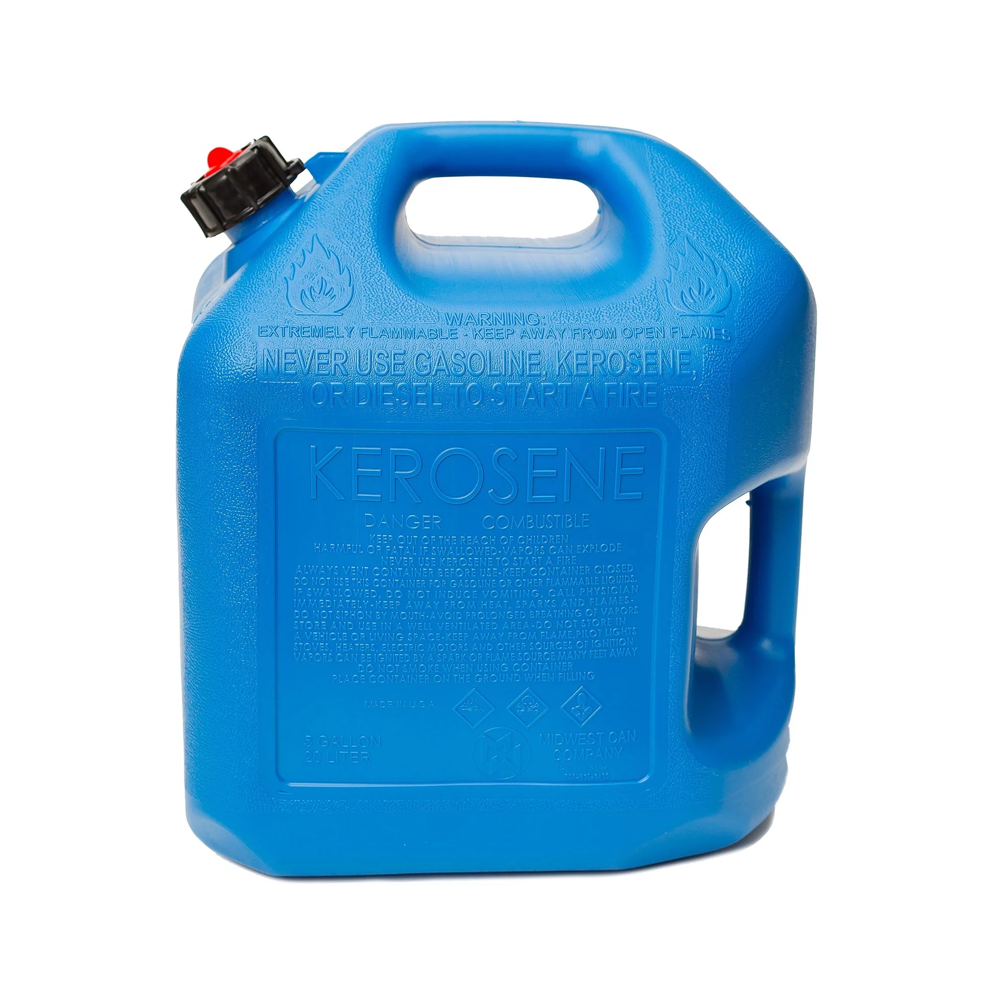5 Gal Kerosene Gas Can Container with Spout (4 Pk) H2914