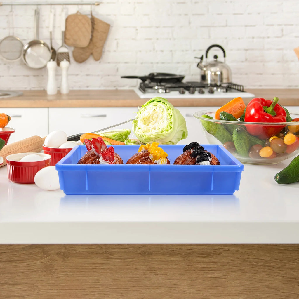 Plastic Warehouse Storage Box with Lids, 2-Pack D987894
