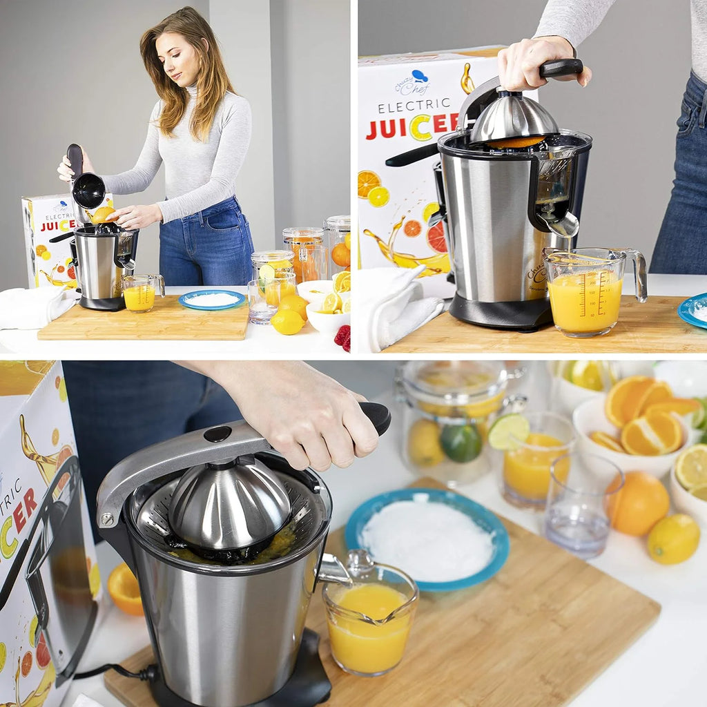 Electric Citrus Juicer with Anti-Drip Press, 300W O4816
