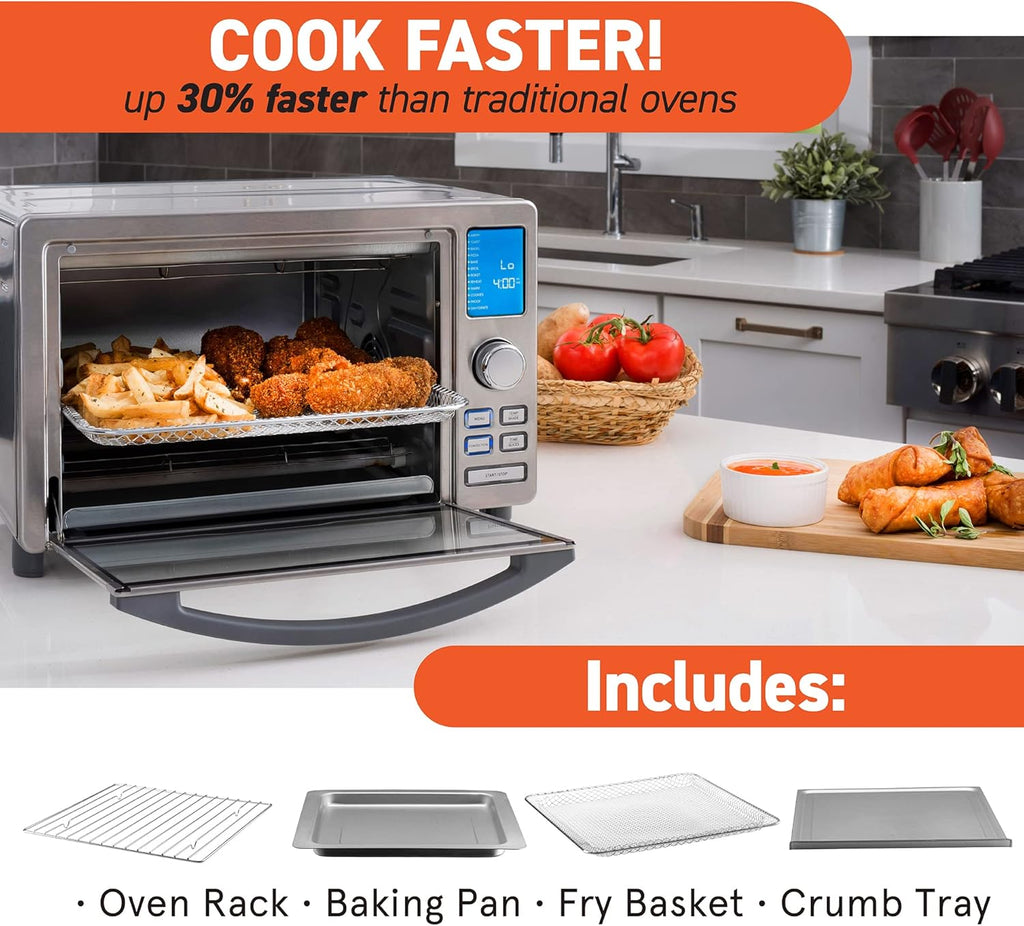 Digital Stainless Steel Toaster Oven Air Fryer D246