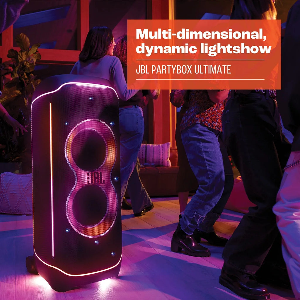 Waterproof Wi-Fi Party Speaker with Dolby Atmos and Lighting Effects Y426