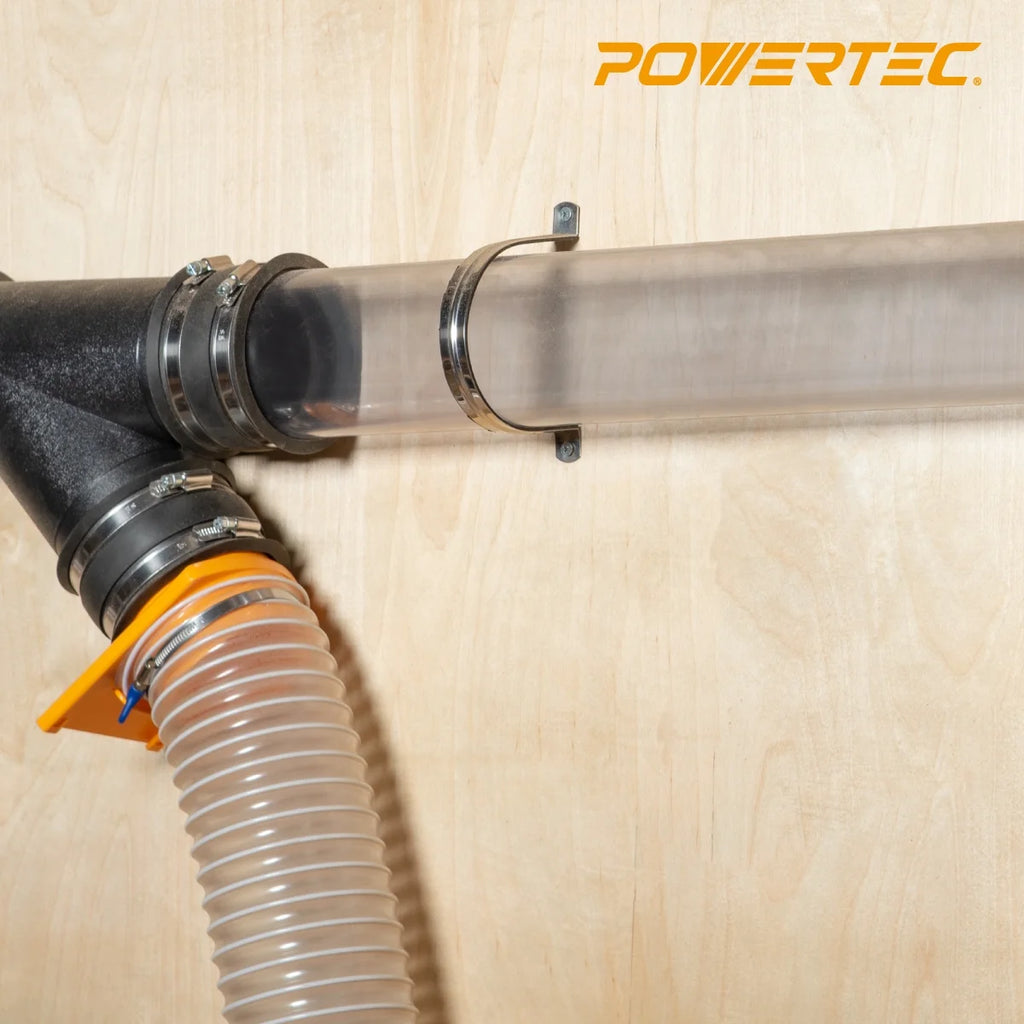 4-inch x 36-Inch Clear PVC Dust Collection Pipe B7225