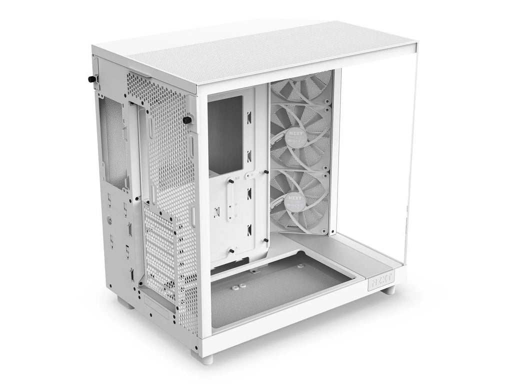 Compact Dual-Chamber Mid-Tower Airflow Case, White P7047