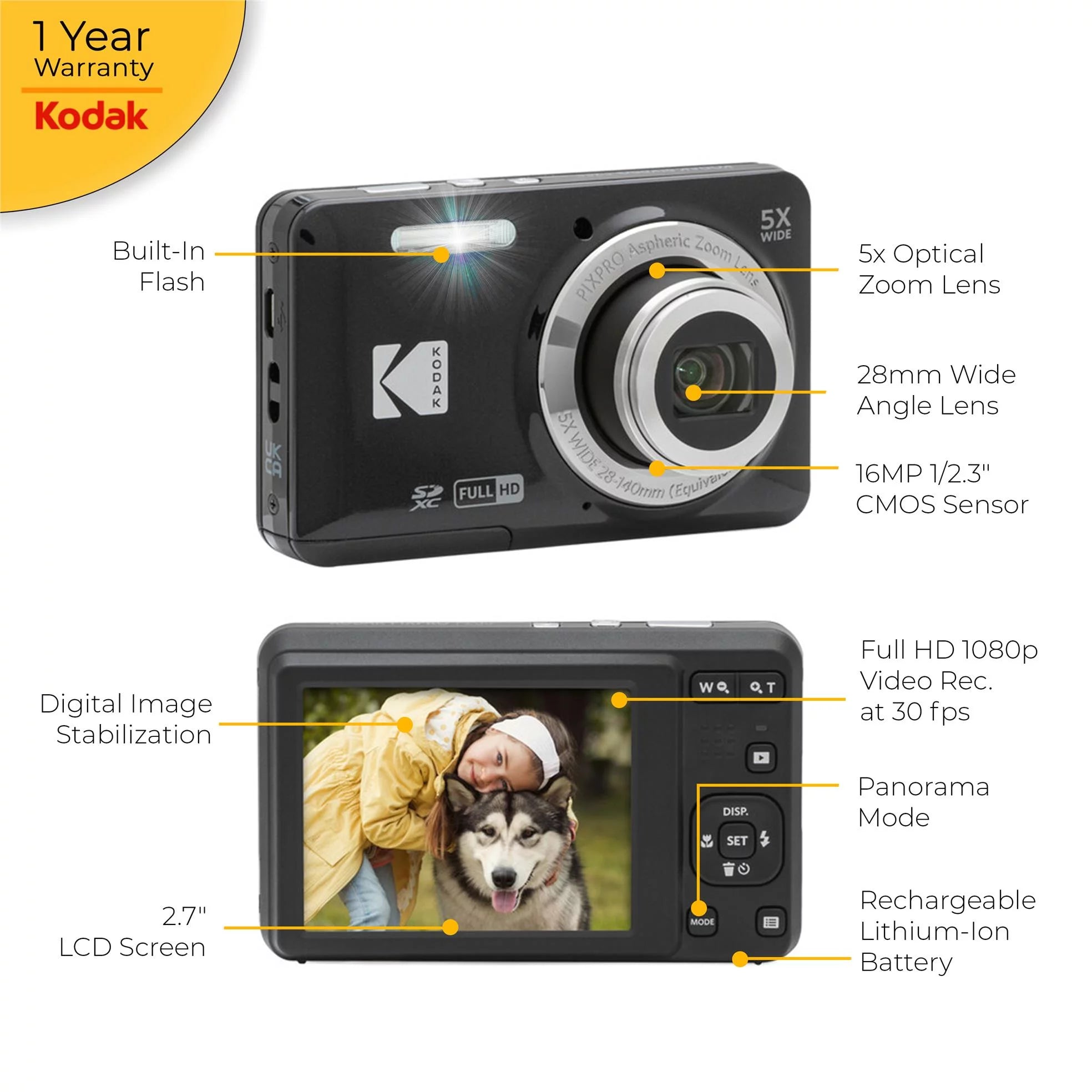 Digital Camera with Accessories P744541