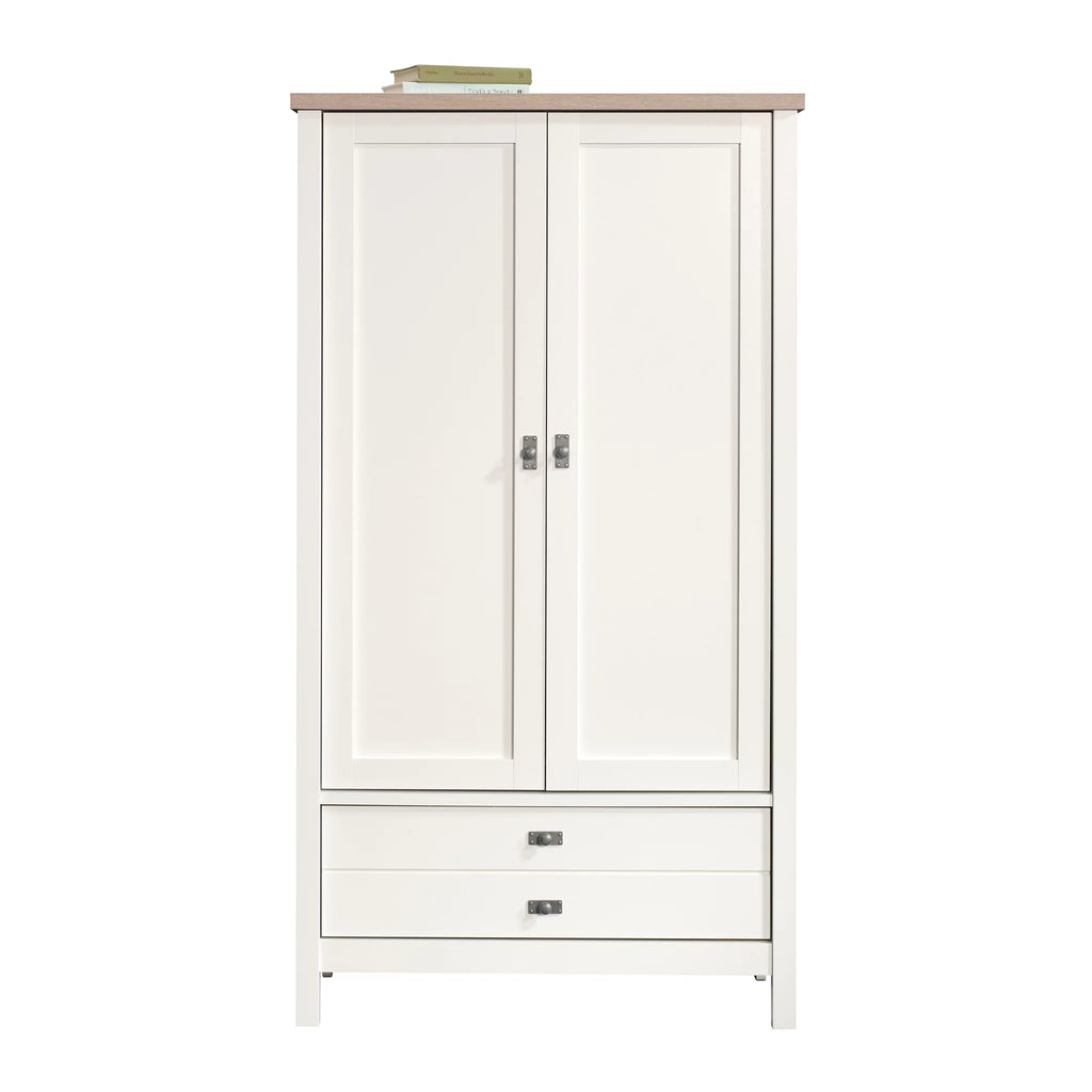 Soft White Armoire F54913